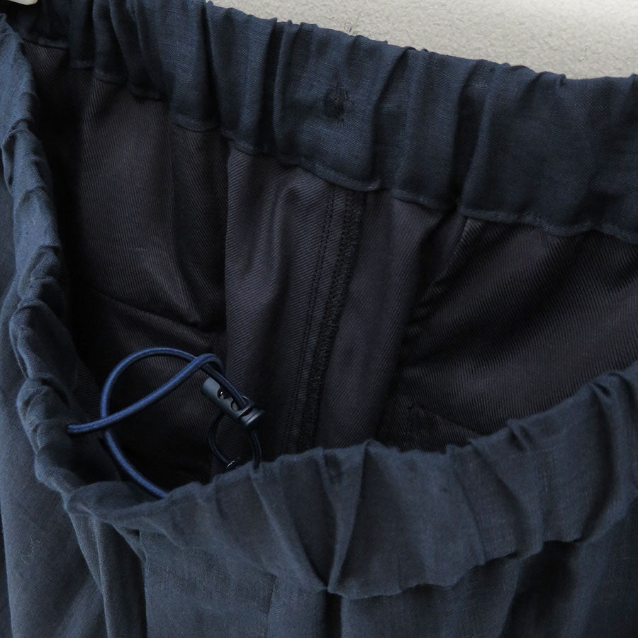 graphpaper リネンショーツ ネイビー 24ss Linen Track Shorts / NAVY | Graphpaper (MEN)(グラフペーパー