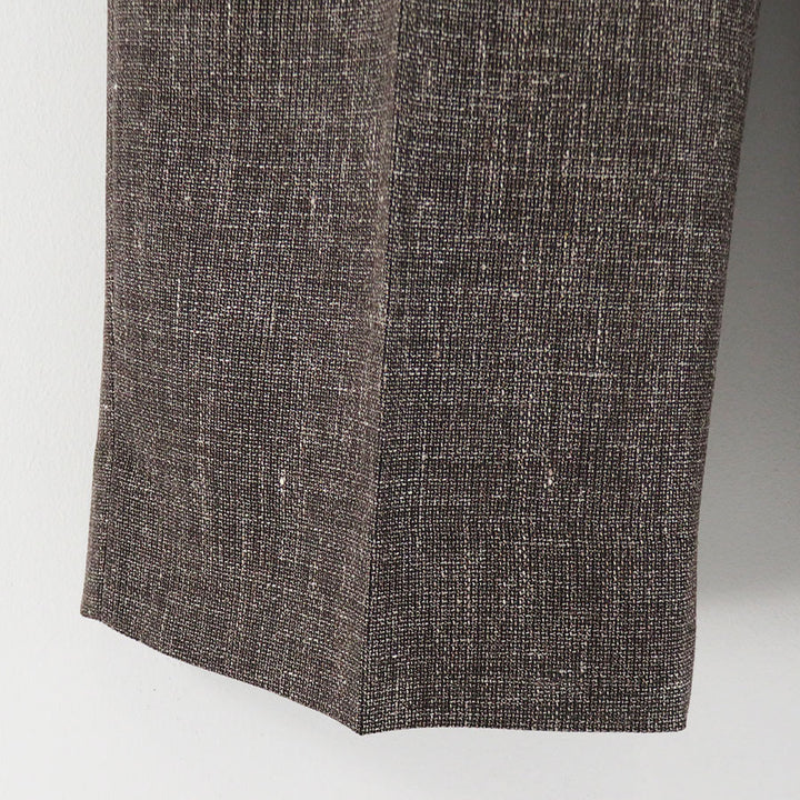 BISOWN/ビソウン】WOOL LINEN 1TUCK SLACKS 26S-BIS-PT03Mの通販