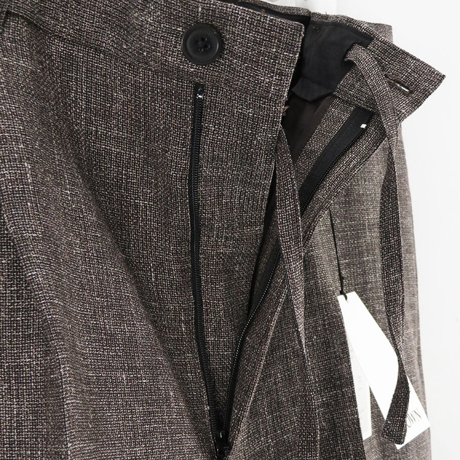パンツ BISOWN WOOL LINEN 1TUCK SLACKS VONIQUE / BISOWN / WOOL LINEN 1TUCK SLACKS (men's size)