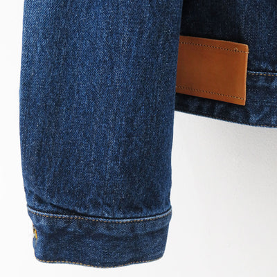 【KHOKI/コッキ】<br>Layered-design denim jacket <br>23aw-jk-05