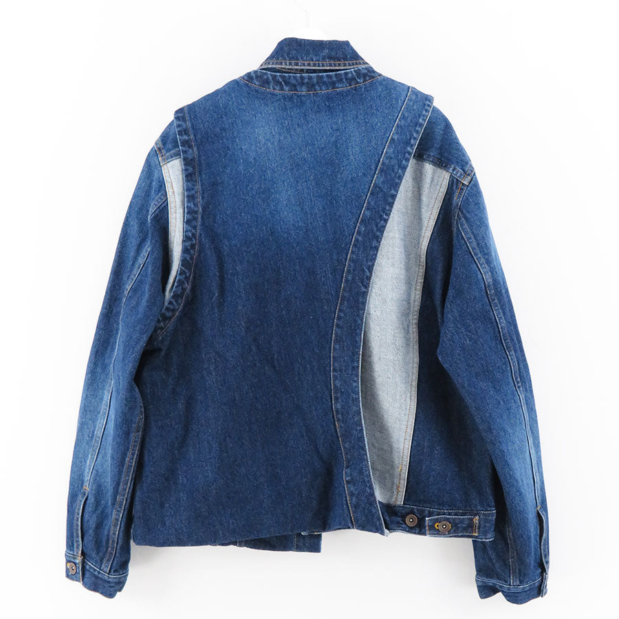 KHOKI/コッキ】Layered-design denim jacket 23aw-jk-05の通販