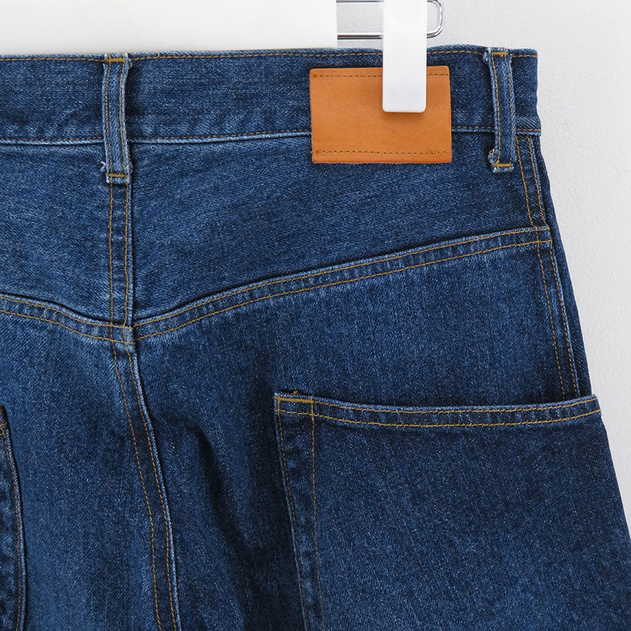 【KHOKI/コッキ】<br>Draped denim pants <br>23aw-p-07