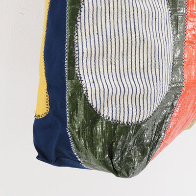 【KHOKI/コッキ】<br>Color-block vinyl tote bag <br>23aw-bg-03