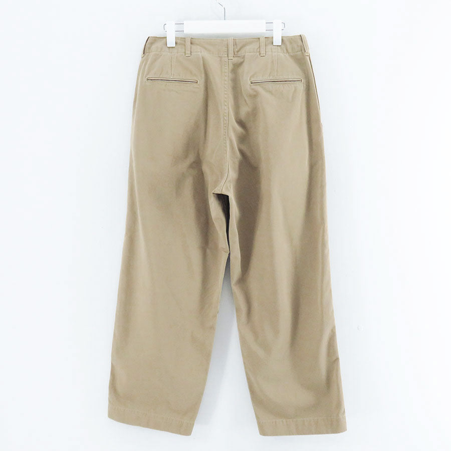 【NICENESS/ナイスネス】<br>ALBARN / アルバーン (エイジドエフェクト チノ リサイズドチノトラウザー) <br>NN-2302T16