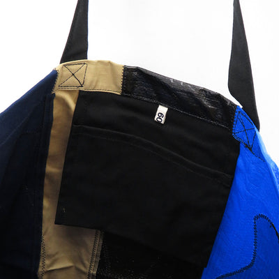 【KHOKI/コッキ】<br>Color-block vinyl tote bag <br>23aw-bg-03