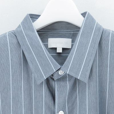 【KANEMASA PHIL./カネマサフィル】<br>46G Atmosphere Stripe Shirt <br>KM25A-024