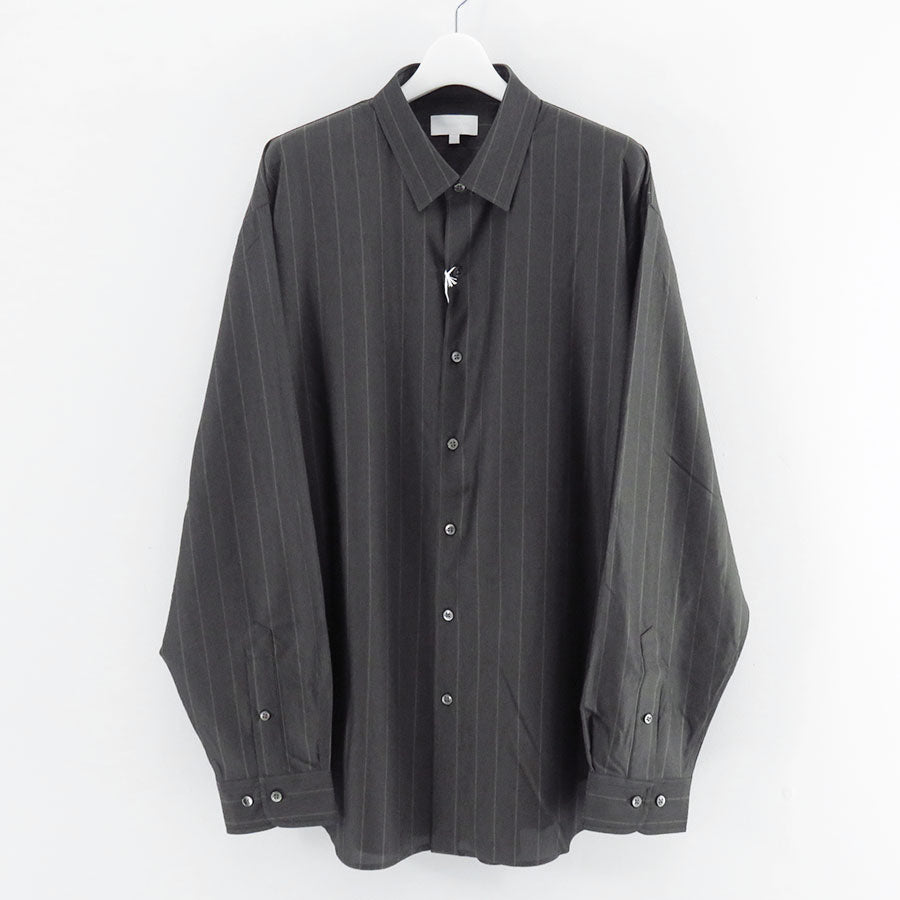 【KANEMASA PHIL./カネマサフィル】<br>46G Atmosphere Stripe Shirt <br>KM25A-024