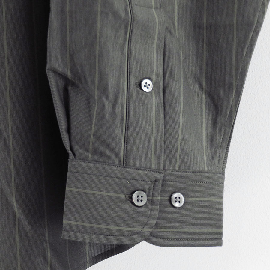 【KANEMASA PHIL./カネマサフィル】<br>46G Atmosphere Stripe Shirt <br>KM25A-024