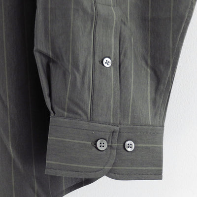 【KANEMASA PHIL./カネマサフィル】<br>46G Atmosphere Stripe Shirt <br>KM25A-024
