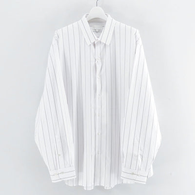 【KANEMASA PHIL./カネマサフィル】<br>46G Atmosphere Stripe Shirt <br>KM25A-024