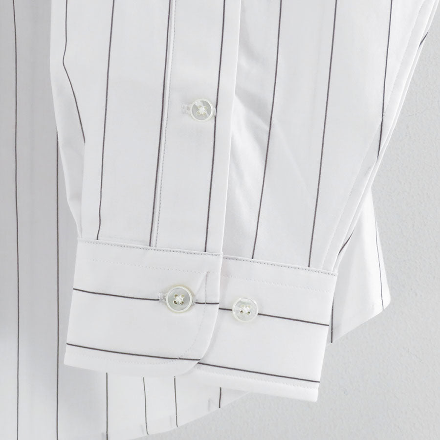 【KANEMASA PHIL./カネマサフィル】<br>46G Atmosphere Stripe Shirt <br>KM25A-024