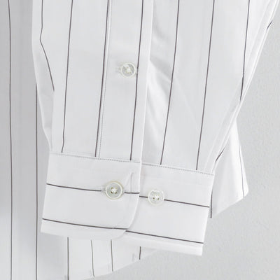 【KANEMASA PHIL./カネマサフィル】<br>46G Atmosphere Stripe Shirt <br>KM25A-024