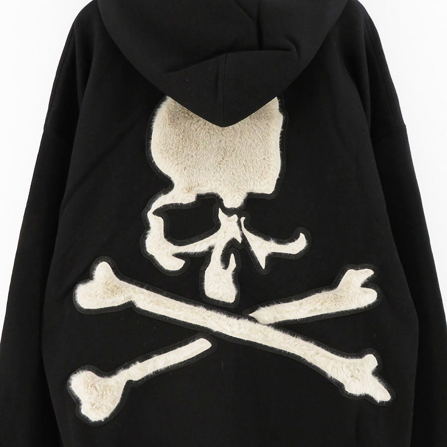 【mastermind JAPAN/マスターマインドジャパン】<br>フェイクファースカル ZIPUP スウェットパーカー BOXY FIT <br/>MJ23E11-SW063