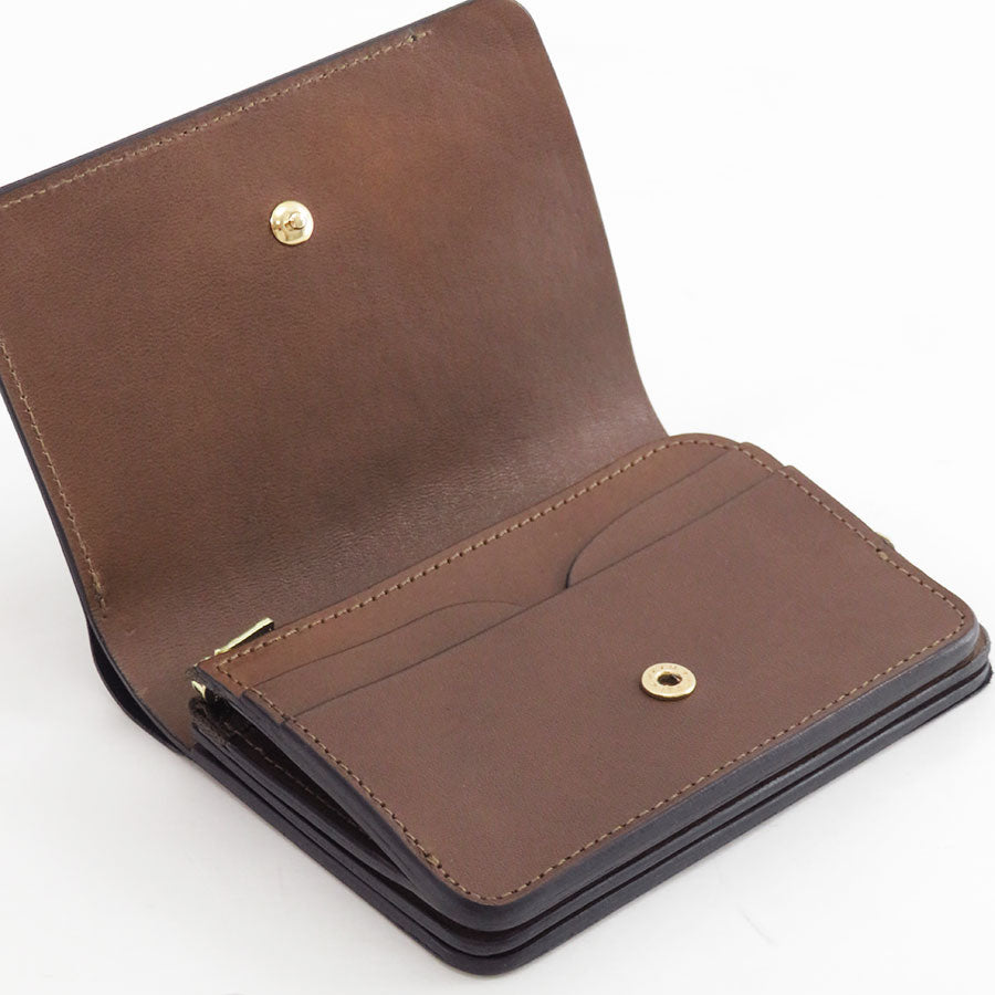 forme/フォルメ】Short wallet ILCEA#BL×DOUBLE#BR flp-26の通販