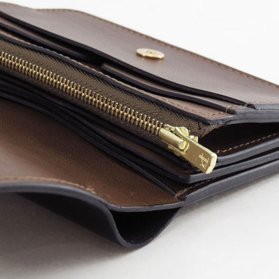 【forme/フォルメ】<br>Short wallet ILCEA#BL×DOUBLE#BR <br>flp-26
