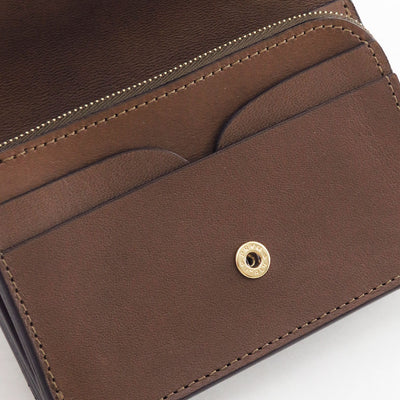 【forme/フォルメ】<br>Short wallet ILCEA#BL×DOUBLE#BR <br>flp-26
