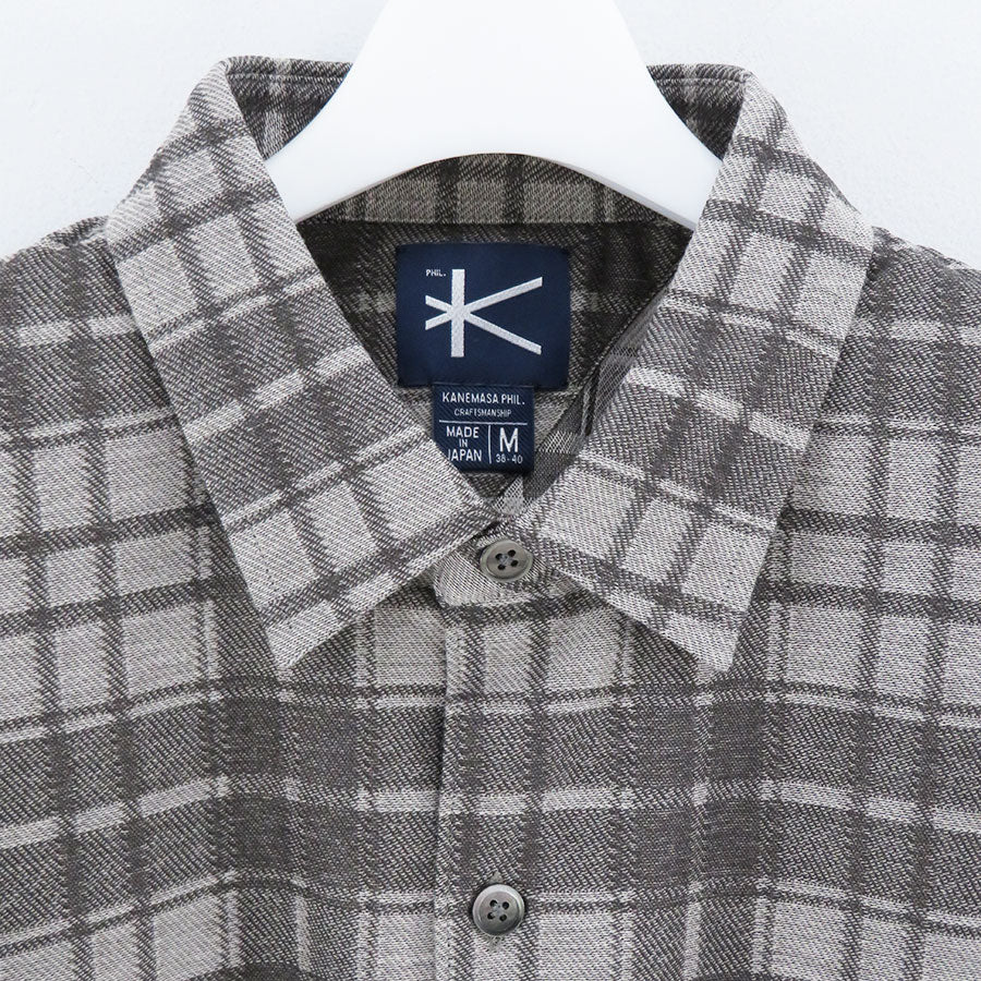 KANEMASA PHIL./カネマサフィル】Check Jersey Shirt KM23A-012の通販