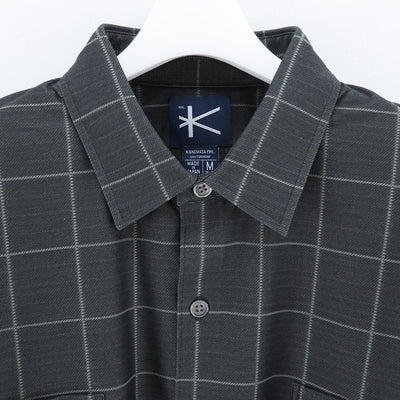 【KANEMASA PHIL./カネマサフィル】<br>Check Jersey Shirt <br>KM23A-012