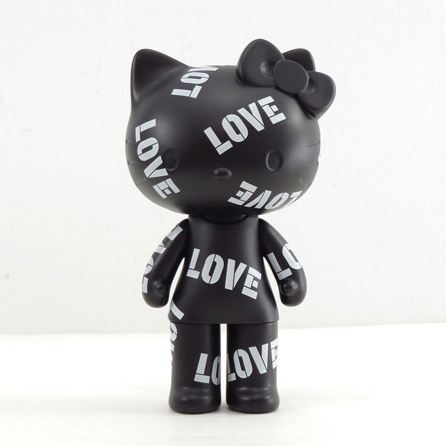 【TRIPPY ART/トリッピーアート】<br>HELLO KITTY BLACK "LOVE" <br>OTD-0002