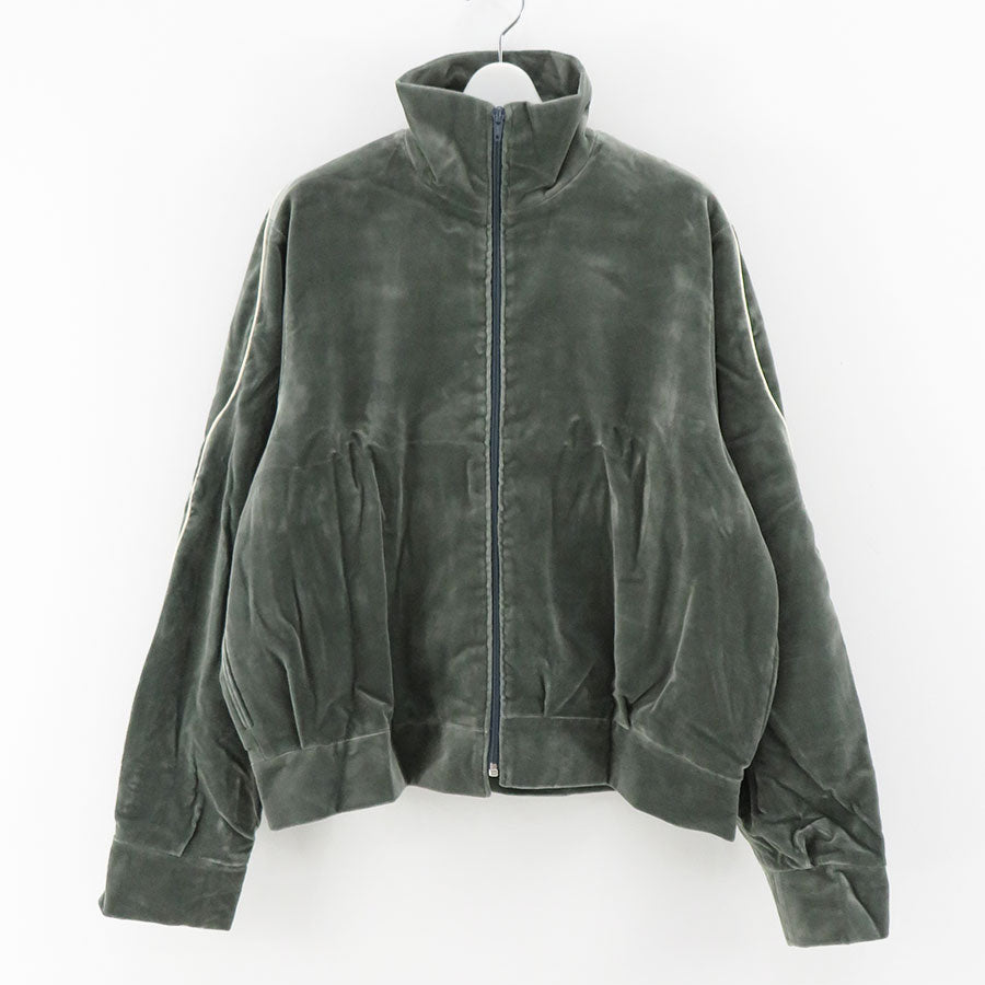 【CAMIEL FORTGENS/カミエルフォートヘンス】<br>TRACK JACKET PIPING VELVET <br>CF.16.09.01.01