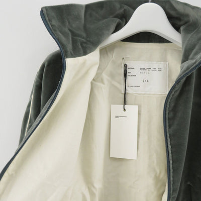【CAMIEL FORTGENS/カミエルフォートヘンス】<br>TRACK JACKET PIPING VELVET <br>CF.16.09.01.01