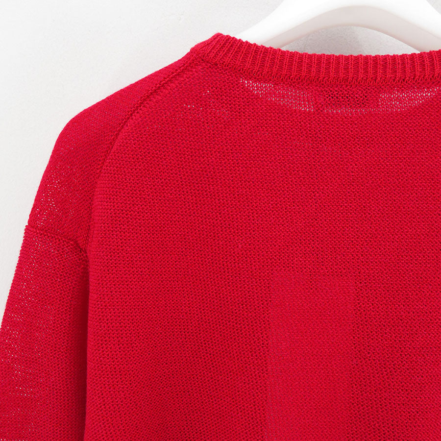 MAATEE&SONS/マーティーアンドサンズ】強撚LINENひょっとこ C/N SWEATER MT4103-0102の通販 「ONENESS  ONLINE STORE」