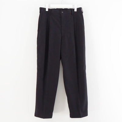 【Graphpaper/グラフペーパー】<br>Wooly Cotton Twill Wide Tapered Slacks <br>GM253-40047B