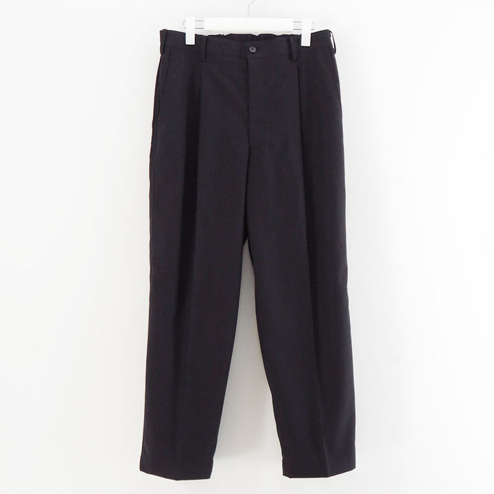 Graphpaper/グラフペーパー】Wooly Cotton Twill Wide Tapered Slacks