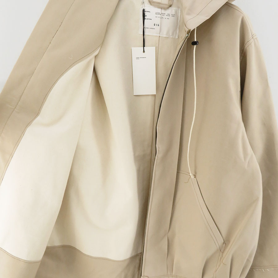 SALE 45%OFF!<br> 【CAMIEL FORTGENS/카미에르포트헨스】<br> RESEARCH MIXED COAT MACKINTOSH<br> CF.16.10.05.01