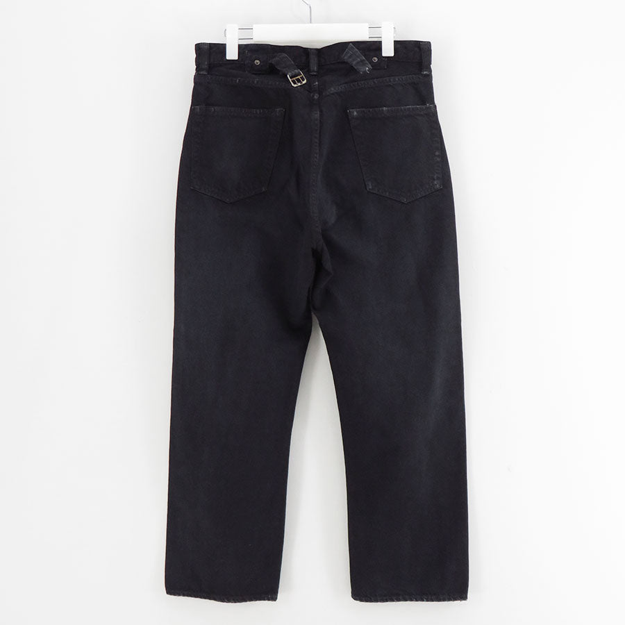 【A.PRESSE/アプレッセ】<br>No.37 Washed Wide Denim Pants <br>25SAP-04-05H