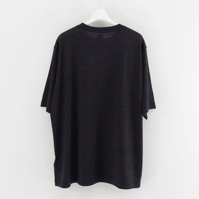 【BATONER/バトナー】<br>WOOL CREW NECK T-SHIRT <br>BN-25FM-009