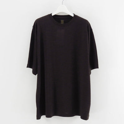 【BATONER/バトナー】<br>WOOL CREW NECK T-SHIRT <br>BN-25FM-009