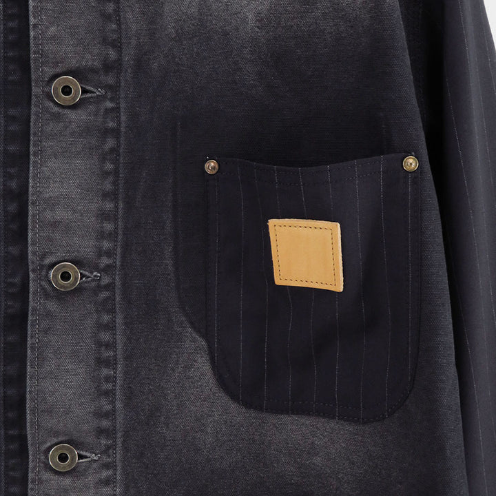 KHOKI/コッキ】Vintage-effect work coat 25ss-co-01の通販