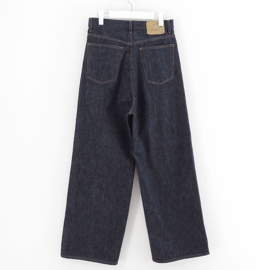 【UNUSED/アンユーズド】<br>13oz wide denim pants <br>UW1158