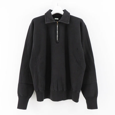 【A.PRESSE/アプレッセ】<br>Vintage Half Zip Sweatshirt <br>23AAP-05-03K