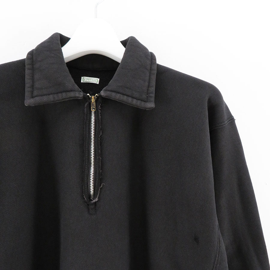 【A.PRESSE/アプレッセ】<br>Vintage Half Zip Sweatshirt <br>23AAP-05-03K