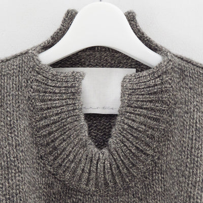 【nonnotte/ノノット】<br>Draping Extra Over C/N Pullover <br>N-25A-001