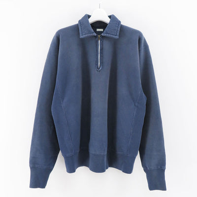 【A.PRESSE/アプレッセ】<br>Vintage Half Zip Sweatshirt <br>23AAP-05-03K