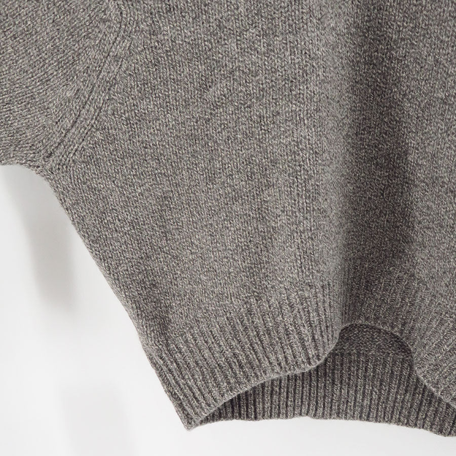 【nonnotte/ノノット】<br>Draping Extra Over C/N Pullover <br>N-25A-001