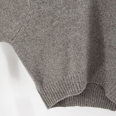 【nonnotte/ノノット】<br>Draping Extra Over C/N Pullover <br>N-25A-001