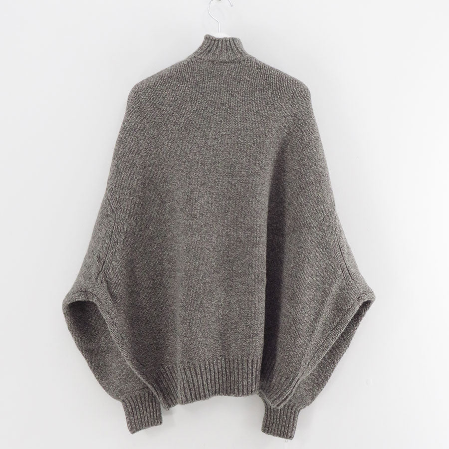 【nonnotte/ノノット】<br>Draping Extra Over C/N Pullover <br>N-25A-001