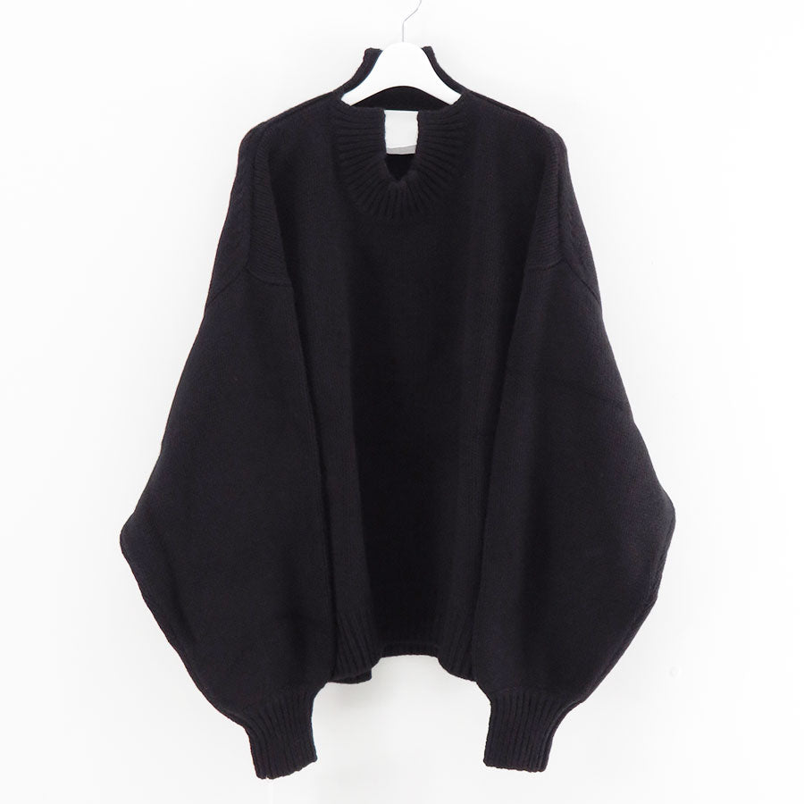 【nonnotte/ノノット】<br>Draping Extra Over C/N Pullover <br>N-25A-001