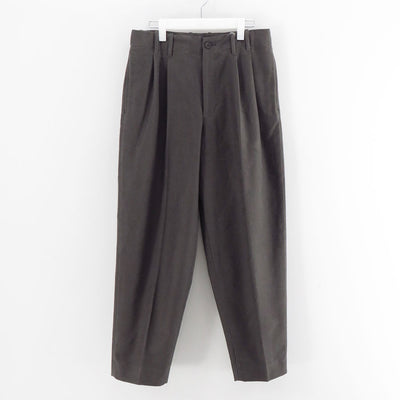 【nonnotte/ノノット】<br>2-Tuck Wide Tapered Trousers <br>N-25A-013