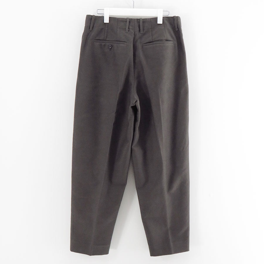【nonnotte/ノノット】<br>2-Tuck Wide Tapered Trousers <br>N-25A-013