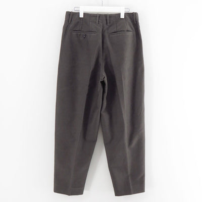 【nonnotte/ノノット】<br>2-Tuck Wide Tapered Trousers <br>N-25A-013