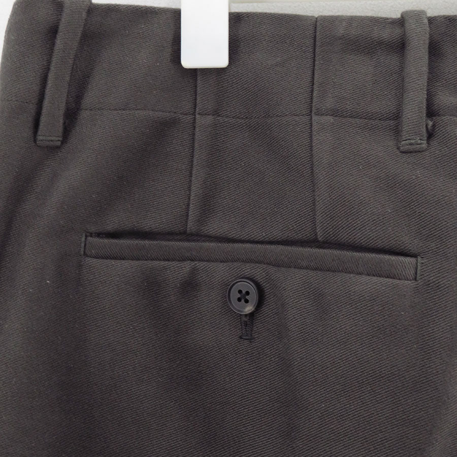 【nonnotte/ノノット】<br>2-Tuck Wide Tapered Trousers <br>N-25A-013
