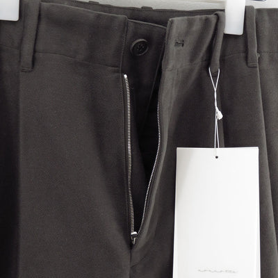 【nonnotte/ノノット】<br>2-Tuck Wide Tapered Trousers <br>N-25A-013