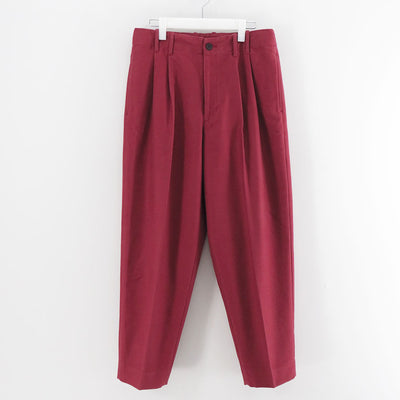 【nonnotte/ノノット】<br>2-Tuck Wide Tapered Trousers <br>N-25A-013