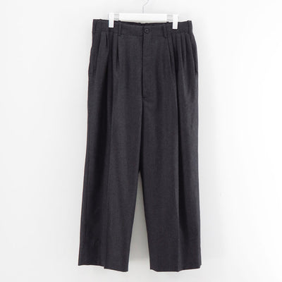 【nonnotte/ノノット】<br>Draping 5-Tuck Wide Trousers <br>N-25A-038