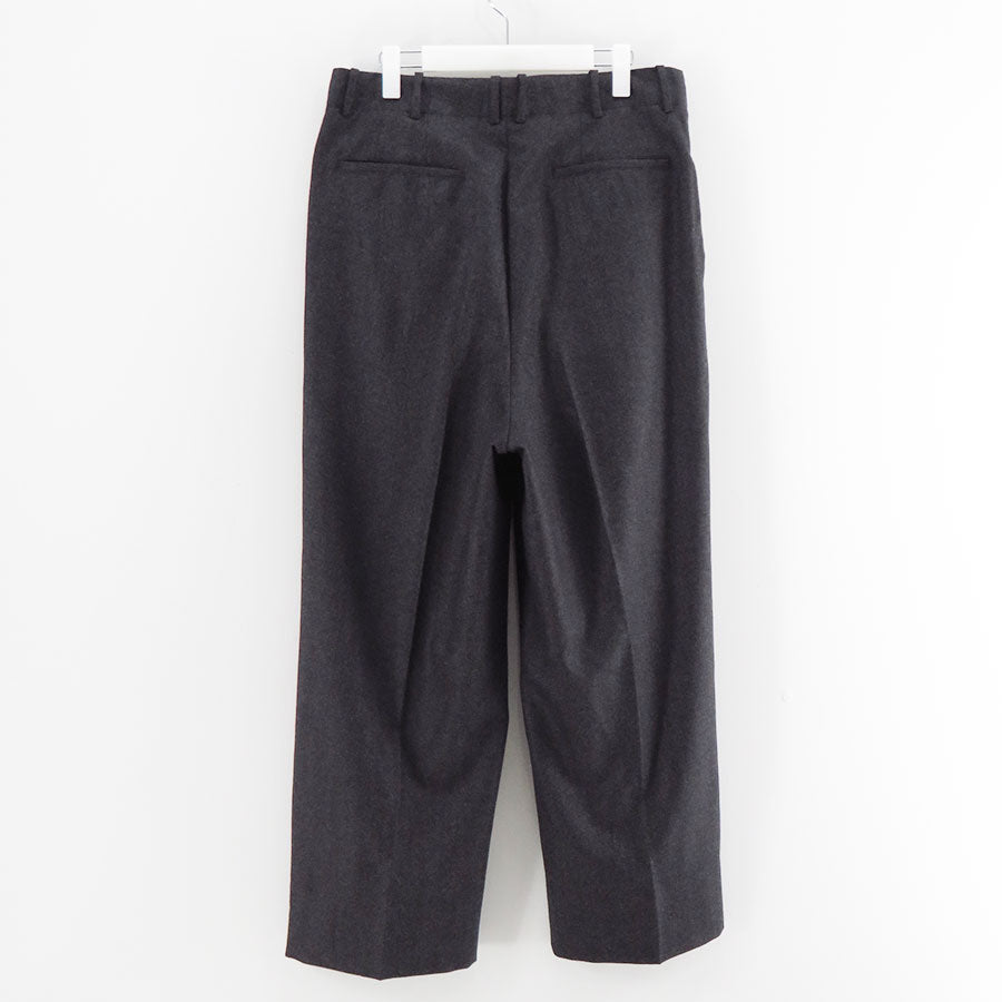 【nonnotte/ノノット】<br>Draping 5-Tuck Wide Trousers <br>N-25A-038